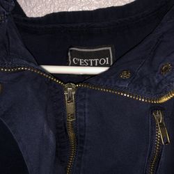 Navy Blue Women’s hoodie jacket size Large