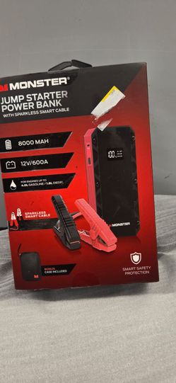 Monster Jump Starter Power Bank 8000mAh