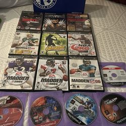 14 game bundle Ps2 games tested good quality