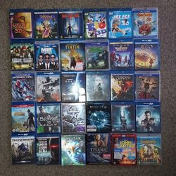 3D Blu-rays (30 Movies)