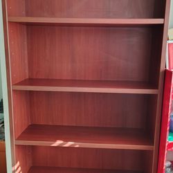 Tall, Cherry Wood Bookcase