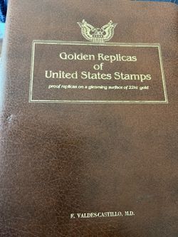 Complete Gold Plated US Stamp Collection