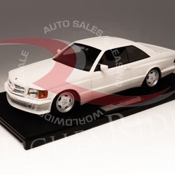 Ivy 1:18 Scale Resin Car Model - 1986 Mercedes-Benz 560 SEC AMG