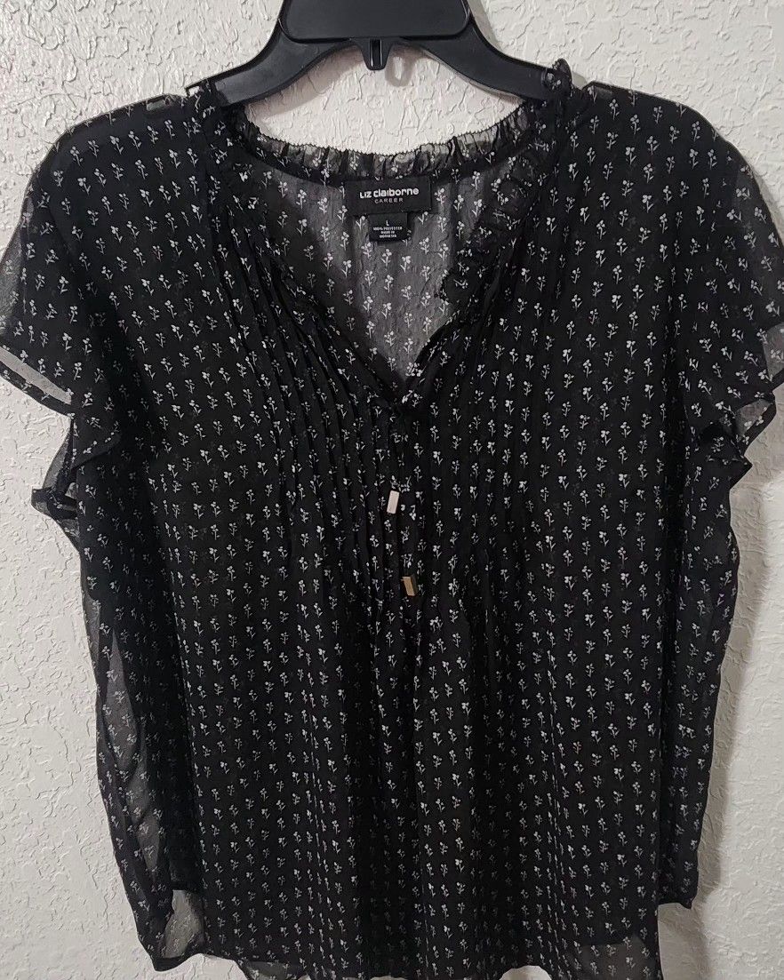 Women's Blouse Liz Claiborne Carreer Blouse