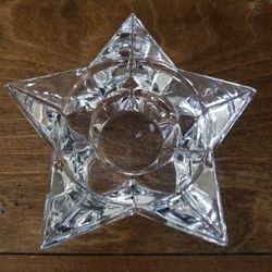 Crystal Star Candleholder NEVER USED