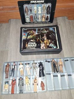 Vintage Star Wars Figures And Vintage Carrying Case