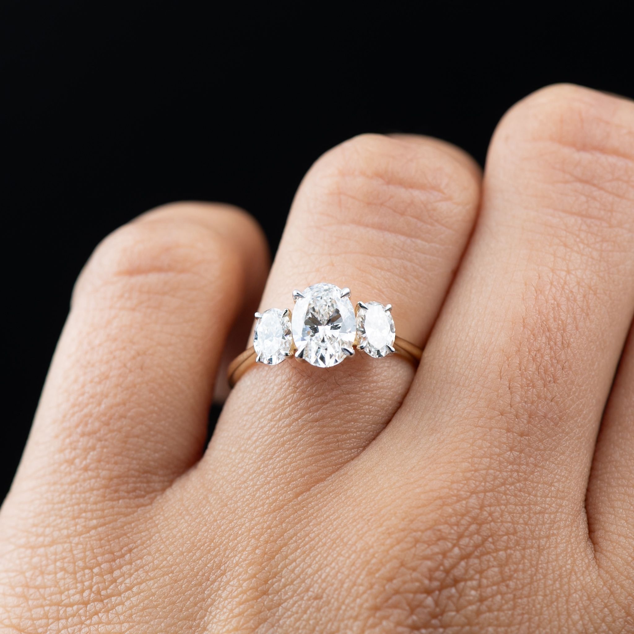Three Stone Engagement Ring