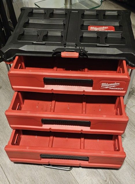 Milwaukee Packout 3 Drawer