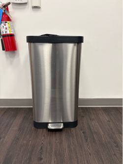 Glad Stainless Steel Trash Can