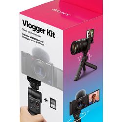 Sony Vlogger Accessory Kit Black with SONY SD CARD ( BOX NOT INCLUDED)