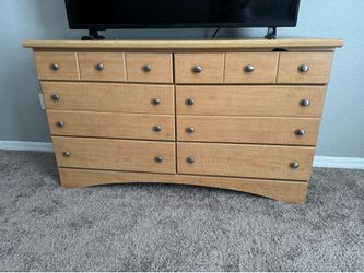 Tan Dresser