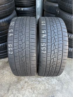 255/45r20 Two Continental Tires In Great Shape