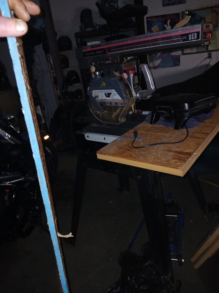 Radial Arm Saw 10 In Blade Excellent Shape