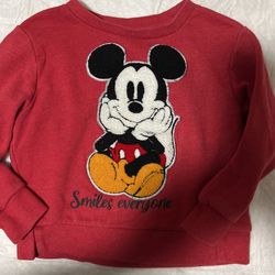 Disney Mickey Mouse Pullover Size 3T