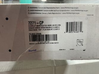 KOHLER Clearflo Slotted overflow brass bath drain