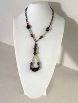 Artisan-Style Beaded Necklace