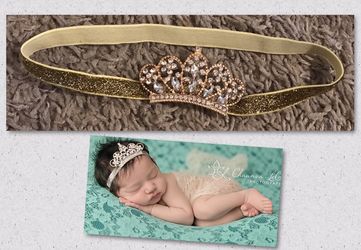 New tiara crown headband newborn prop