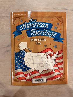 Abeka 3rd grade “Our American Heritage” Teacher Map Skills Answer Key