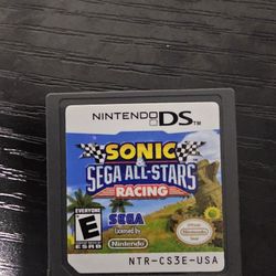 Sonic Sega All Stars Racing Nintendo DS Game 