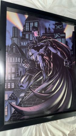 3D Batman Art Framed 