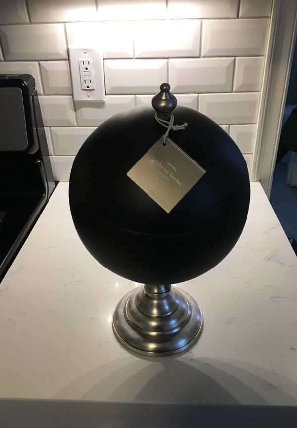 Brand New Pottery Barn Globe Ice Bucket For Sale In West Hartford