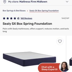 Brand New Sealy SX King Box Springs
