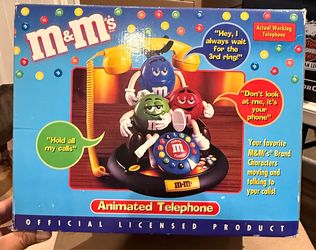 $100 obo Vintage M&M's Official Licensed Animated Telephone