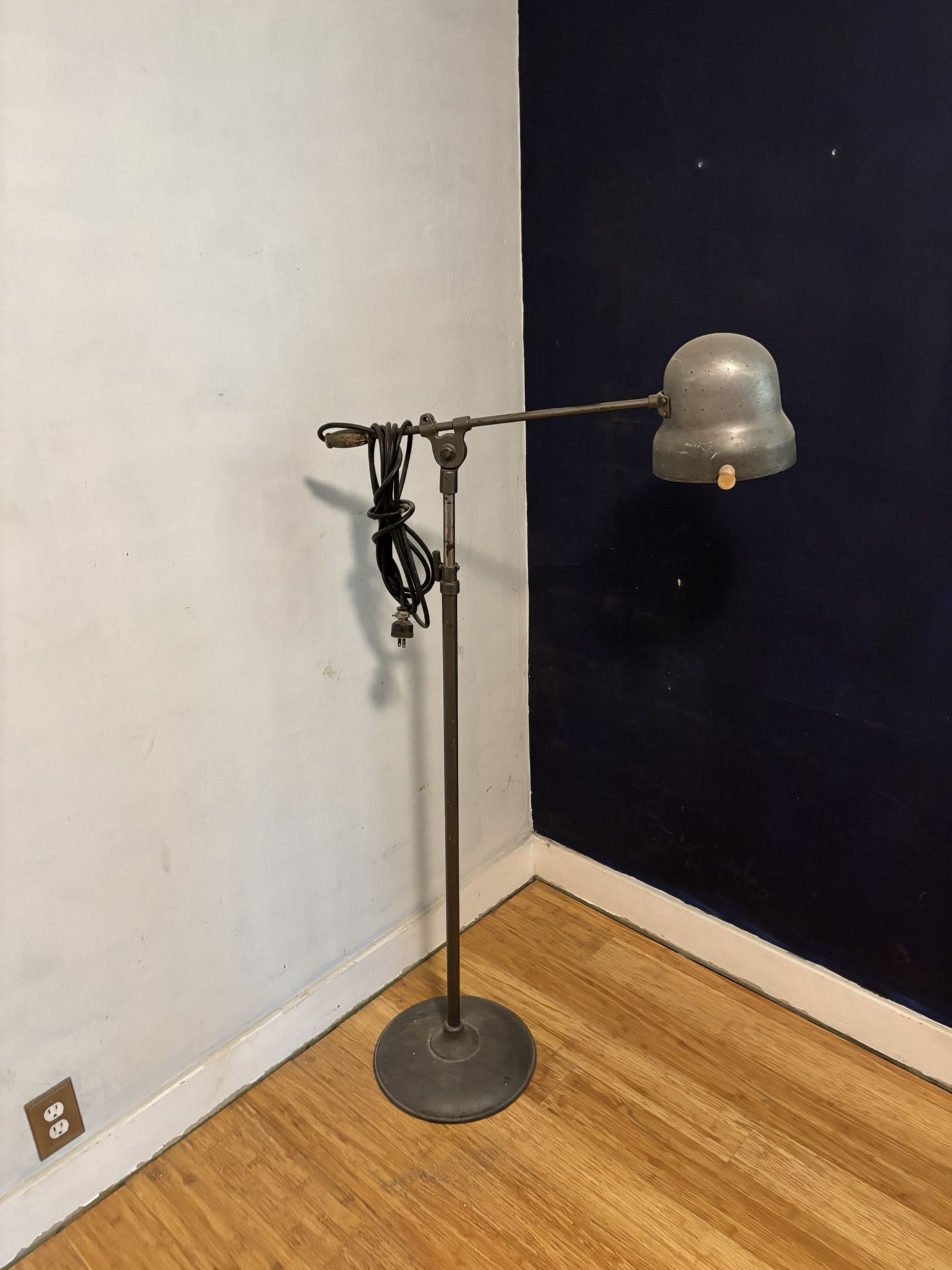 Industrial Artist-Made Floor Accent/Reading Lamp