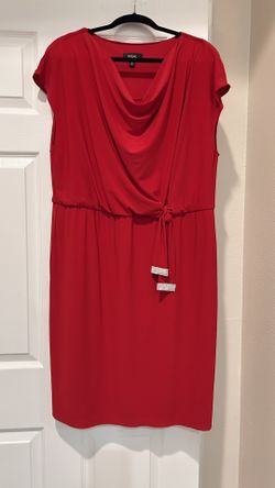 MSK Woman Beautiful Red Dress