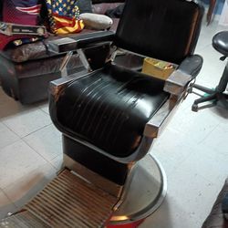 Old barber chair