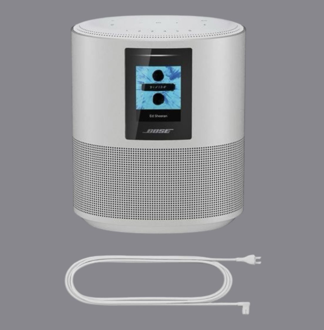 Bose Smart Home Speaker 500, Bluetooth/Alexa/Google - Silver, Factory Sealed