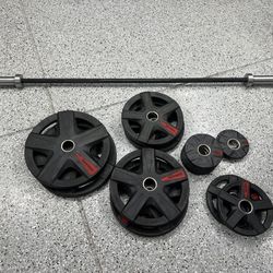 Olympic Weights And Barbell