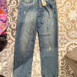 Vintage  Akademiks Dark Wash Baggy Denim Jeans Pants sz 36 brand new.