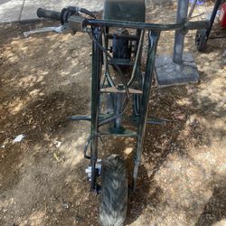 Mini bike roller frame clearance