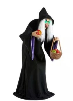 NEW- Disney Villains 5.5 ft Animated LED Evil Queen Witch Animatronic- DBL Boxed