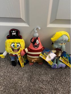 The SpongeBob movie small plushes