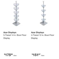 4 Tier Acrylic Bowl Display  (New)