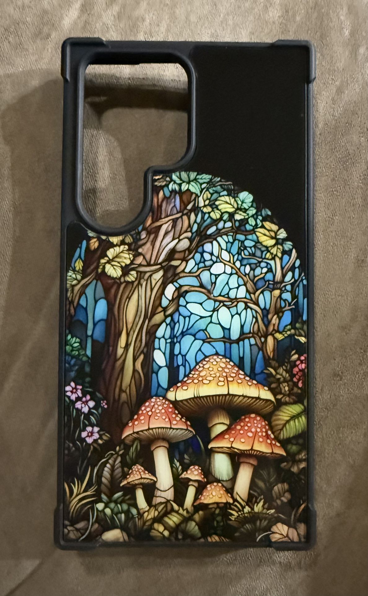 Compatible with Samsung Galaxy S24 Ultra Case,Datura Mushrooms Galaxy S24 Ultra Case Soft TPU Bumper Desgin,Anti-Scratch