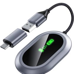 Wireless CarPlay Adapter - Converts Wired to Wireless CarPlay in 5 Seconds, Plug & Play, A7 Dual-Core Chip, Zero Latency, Stable Connection, Compatibl