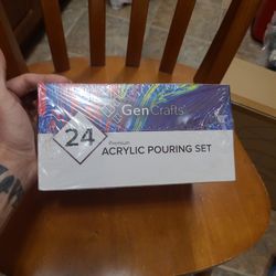 GenCrafts 24 Piece Acrylic Paint Pouring Set