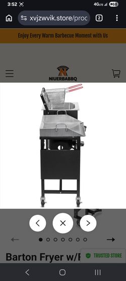 Barton Fryer Griddle Propane