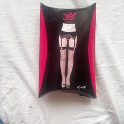 3 PC black thigh high pantyhose stockings