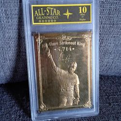Nolan Ryan 23 KT Gold 