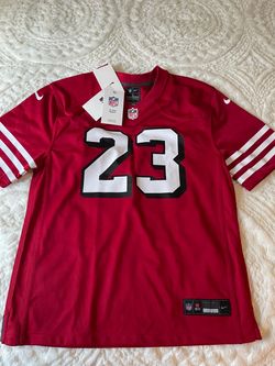 49ers youth jersey size large