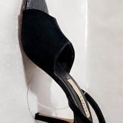 Deltan Black High Heels Shoe 