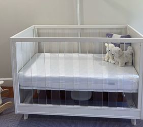 Pottery Barn Sloan Acrylic convertible crib