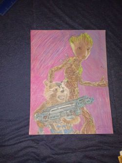 Rocket Raccoon and Groot