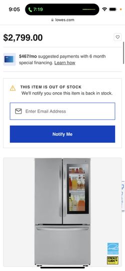Brand New LG REFRIGERATOR