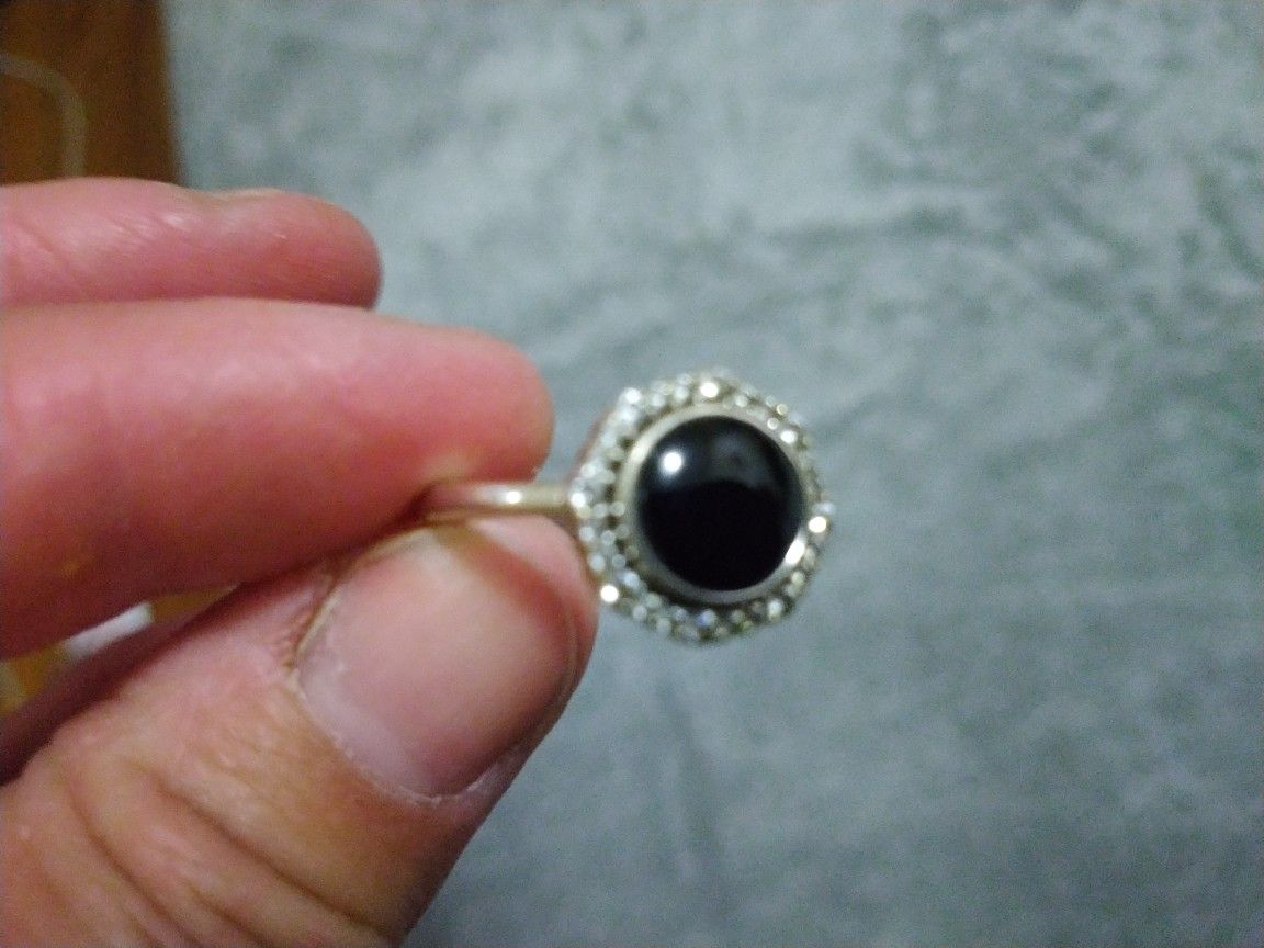 Sterling Silver Diamonique Ring Size 9