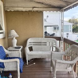Wicker 4 Piece Set